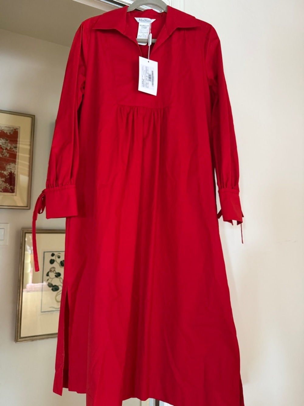 MaxMara Red Tailored Dress